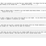 6th Grade Interactive Reading Logs That Include A Focus Question For
