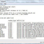 Create A Transcript Of Commands From The Windows PowerShell ISE