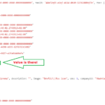 Javascript Value Is Null Even If It s Not In Console log
