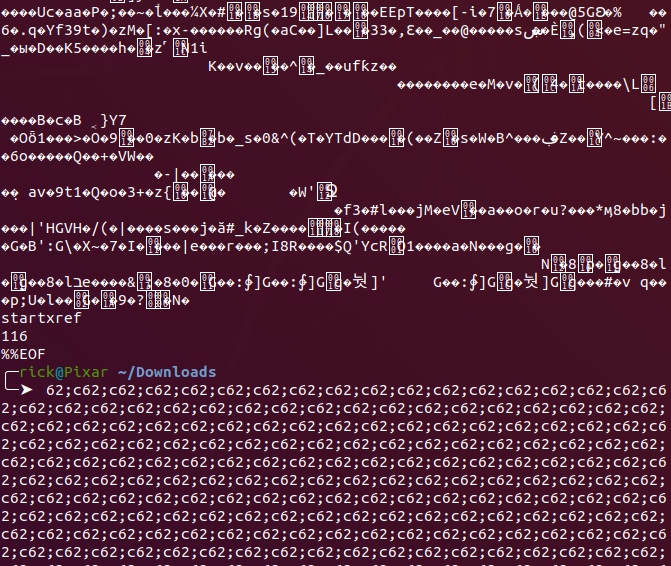 Linux Cat Command To Read The Content Of Binary Or Pdf File Super User