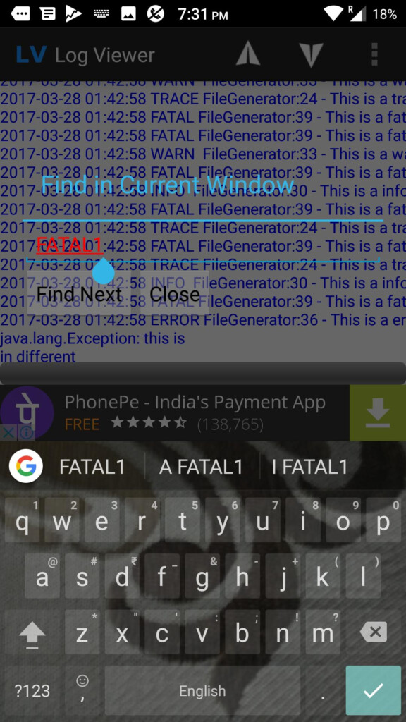 Log File Viewer Lite For Android APK Download