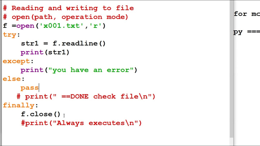Python Reading File Writing And Appending To File YouTube