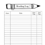This Is When My Lying Started Reading Log G LLog Reading Reading Log 3