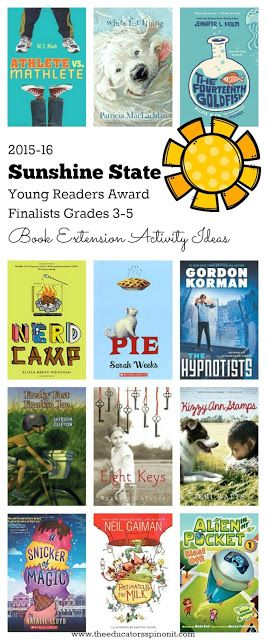 2015 16 Sunshine State Young Readers Award Finalists Young Reader 