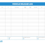 25 Printable IRS Mileage Tracking Templates GOFAR