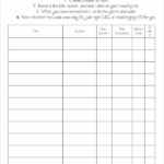 50 Reading Log Templates Free PDF Word Excel Formats