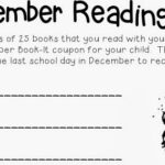 ABC s And Polka Dots December Book It Reading Log FREEBIE