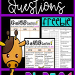 Ask Answer Questions Digital Graphic Organizer Standards Tracking RI2