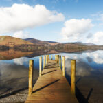 Borrowdale Jetty On Derwentwater A Wooden Jetty At Borrowd Flickr