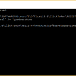 Cmd Read Registry Keys From Within VBA Using Windows Shell Stack