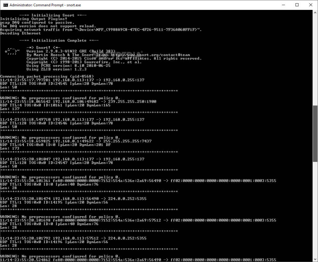 Download Snort 2 9 11 1