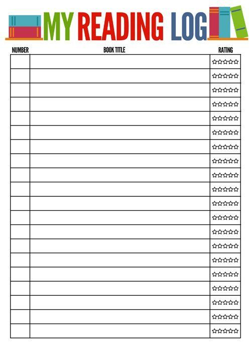Free Printable Reading Log Tips For Supporting Early Readers