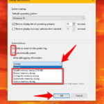 How To Configure Blue Screen Crash BSOD Dump Files In Windows 10