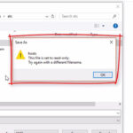 How To Fix Hosts This File Is Set To Read only YouTube