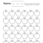 My September Reading Log Coloring Page Twisty Noodle September