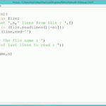 Python Program Read Last N Lines YouTube