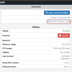Working With The Node RED Console Log