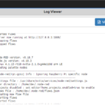 Working With The Node RED Console Log