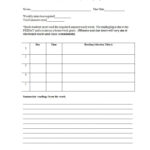 10 Reading Log For Kids Examples PDF Word Examples