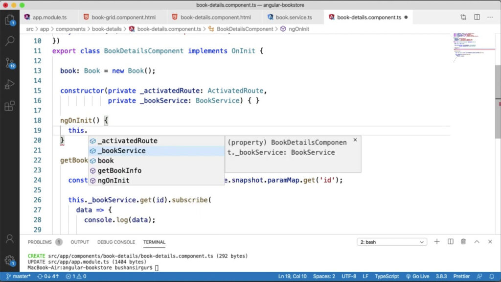 Angular 8 And Spring Boot Part 66 Read Route Parameter Call Service 