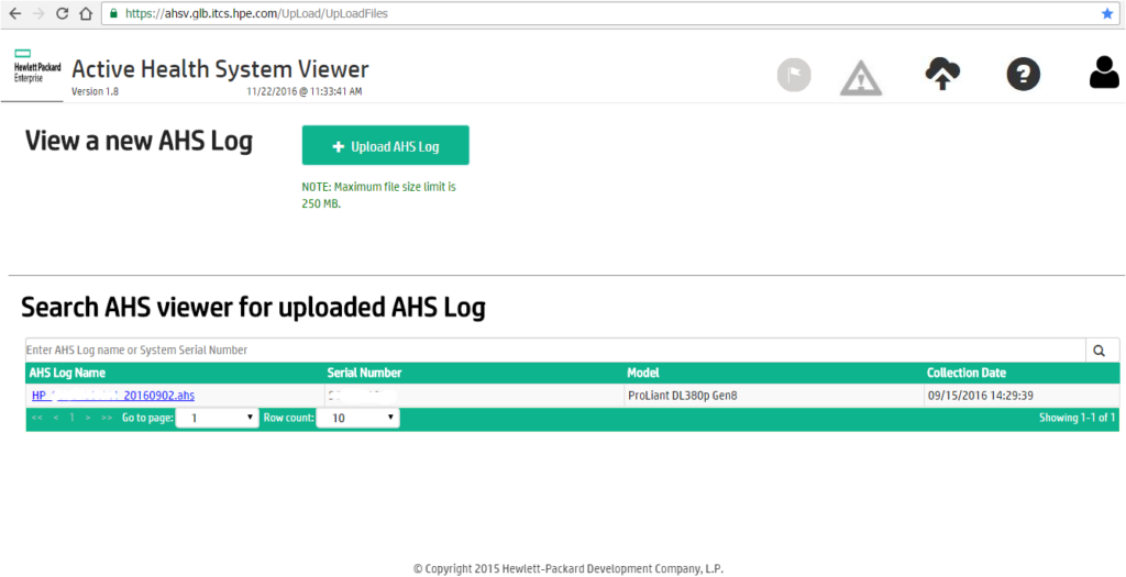 DZ Tech N Net How To Analyze The Active Health System Log In HP Servers