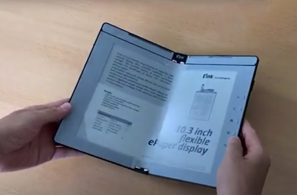 Foldable E INK Reader Can Also Be Used To Take Notes Thanks To Wacom 