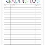 Free Printable Reading Log Sight Words Lists And Learn To Read Tips