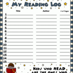 Free Printable Reading Logs For Teachers And Parents For Students And Kids