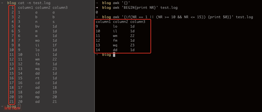 How To Display The First Line And The Last Few Lines Of A File In Linux