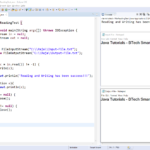 Java Tutorials File Reading And Writing In Java