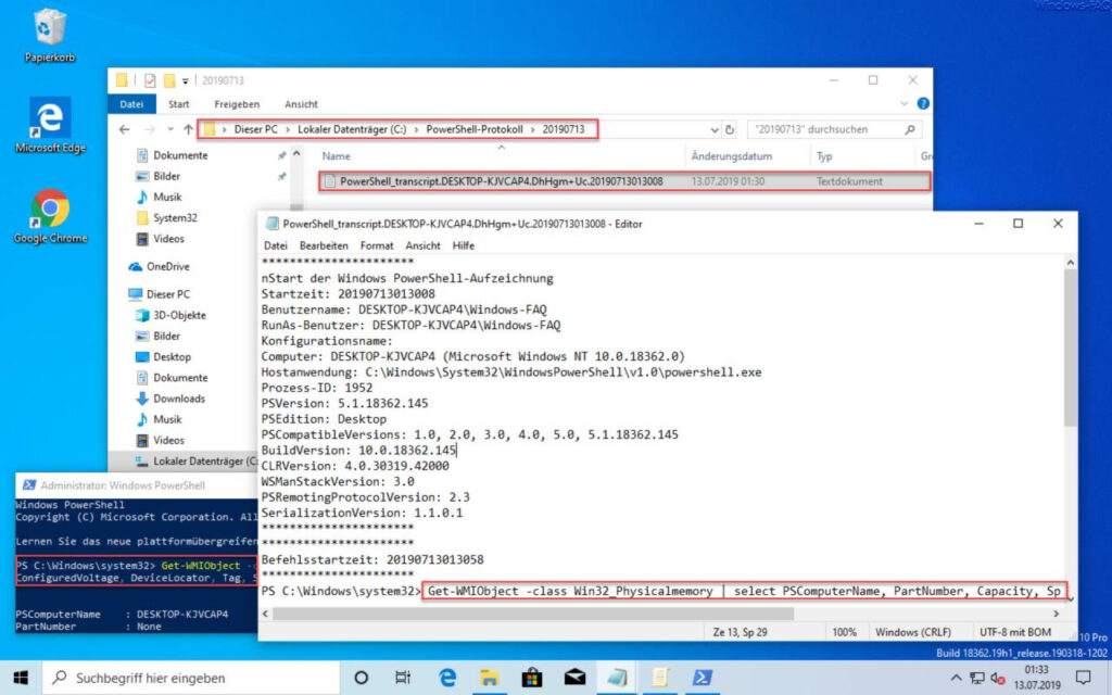 Log All PowerShell Commands And Outputs And Write Them In Text Files 