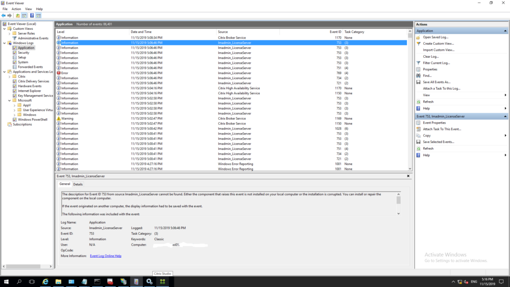 NetScaler Gateway Login Shows HTTP 500 Internal Error Immediately After 