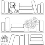 On My Bookshelf Reading Log Free Printable And Color Sheet For The