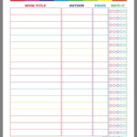 Pin By Kseniya Pavlenko On Organizer Reading Log Book Title Author