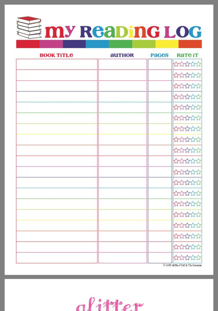 Pin By Kseniya Pavlenko On Organizer Reading Log Book Title Author