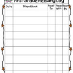 Pin By Megan On Reading Language Arts Kindergarten Reading Log First