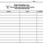 Printable Reading Logs Parent Signature Bestofhouse 33300
