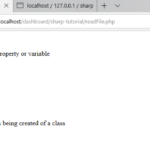 Read File Using Php Sharp Tutorial