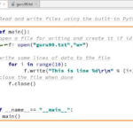 Reading And Writing Files In Python Writing Python Reading