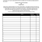 Rising 3rd Grade Ccs Summer Reading Log Printable Pdf Download