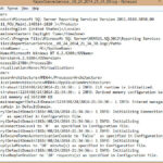 SSRS Log Files For Troubleshooting