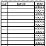 Subscriber Freebies Reading Log Printable Free Kindergarten Reading