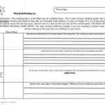Third Grade Reading Logs