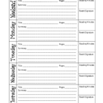 29 Printable Reading Log Examples In PDF Examples