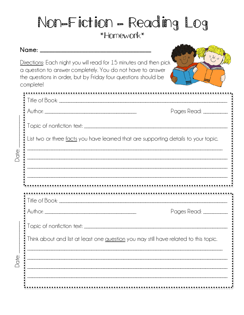 29 Printable Reading Log Examples In PDF Examples 29 Printable Reading Log Examples In PDF Examples