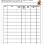 6th Grade Reading Log Printables Printable Word Searches