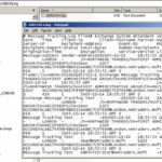 Exchange 2003 Message Tracking And Logging Monitoring Operations