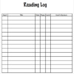 FREE 12 Sample Reading Log Templates In Pages PDF MS Word