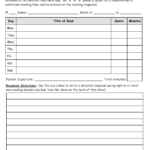 Homework Reading Log 5th Grade 2022 Reading Log Printable