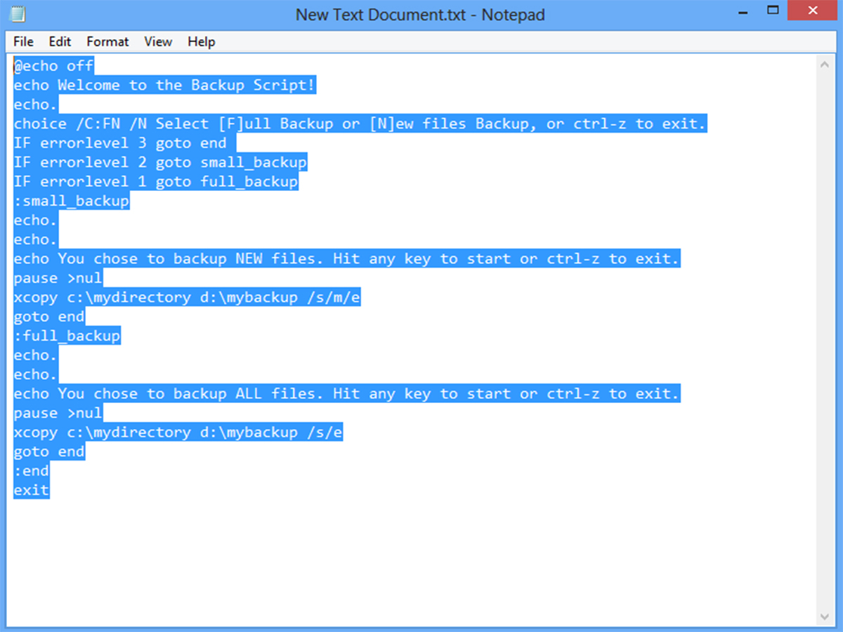 How To Use The Microsoft Batch File Language With Pictures How To Use The Microsoft Batch File Language with Pictures